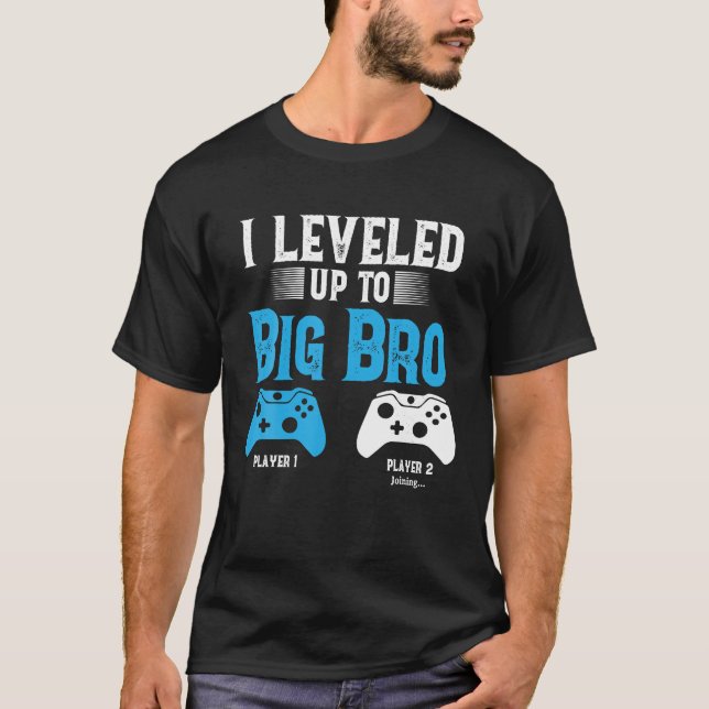 Camiseta Nivelando Até O Grande Jogo De Vídeo De Design Do  (Frente)
