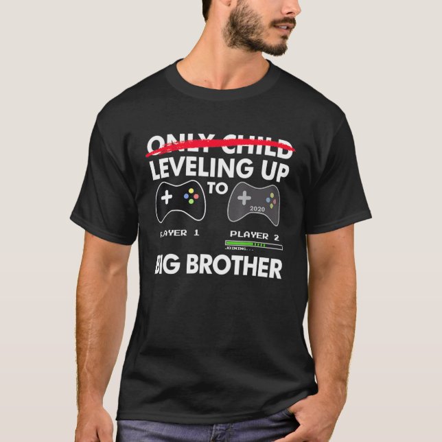 Camiseta Nivelando Até O Jogador De Vídeo Do Big Brother 20 (Frente)