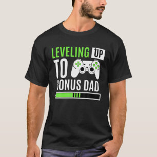 Camiseta Nivelando Até O Pai De Bônus Stepdad Gaming Baby G