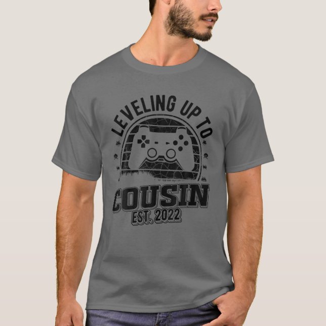 Camiseta Nivelando Até Primo Est. 2022 - Gamer Cou (Frente)