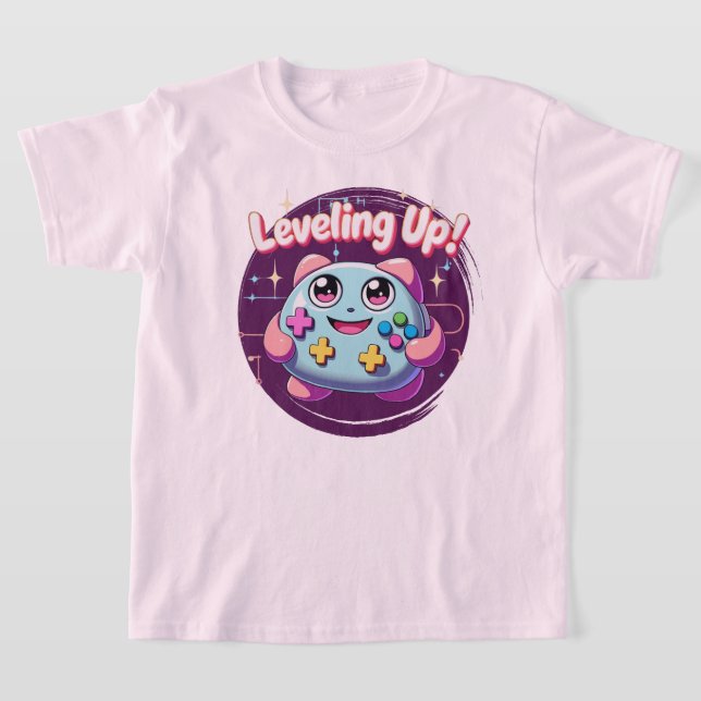Camiseta Nivelando! Gaming Controller Kawaii Tee (Postura )