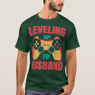 Camiseta Nivelando O Casamento Engraçado Do Marido Casado
