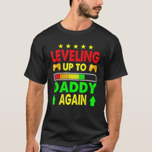 Camiseta Nivelando Para O Pai Novamente Jogador Esperando U
