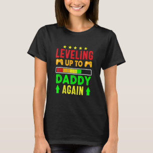 Camiseta Nivelando Para O Pai Novamente Jogador Esperando U