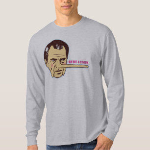 Camiseta Nixon, eu não sou um trapaceiro
