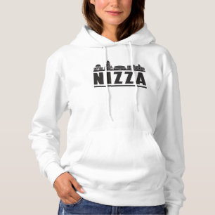 Camiseta Nizza City Skyline Viagem Engraçado Presente Engr