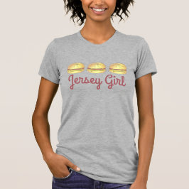 Camiseta NJ Jersey Girl Pork Roll Breakfast - Sanduíche de 