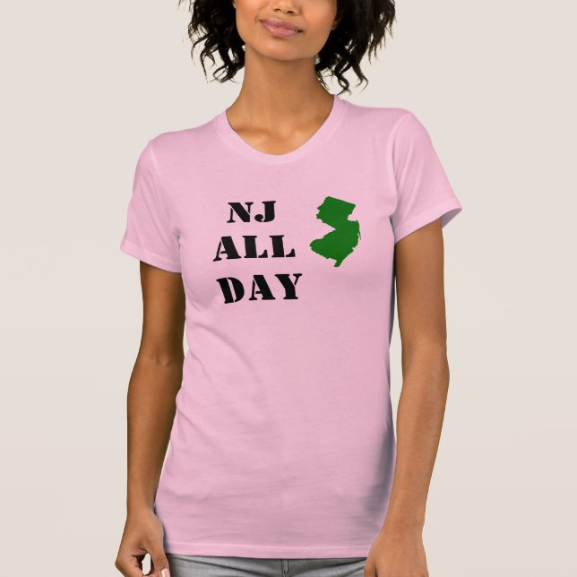 Camiseta NJ o dia inteiro (Frente)