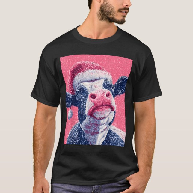 Camiseta Nk Christmas Cow  (Frente)