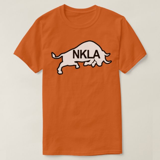 Camiseta NKLA Bull Black ampamp White (Frente do Design)