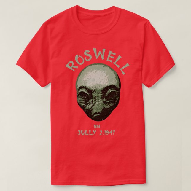 Camiseta nm roswell (Frente do Design)