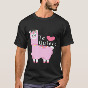 Camiseta Nn Lindos Vales de Llama Amante de Roupas Animais