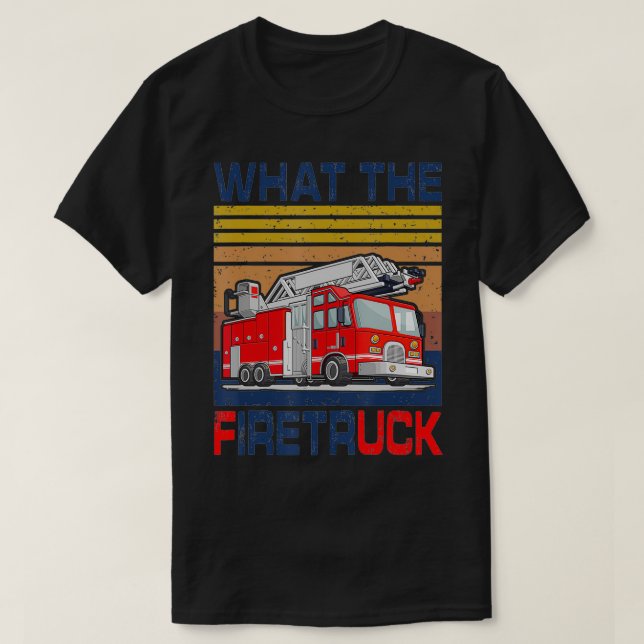 Camiseta Nn Que Bombeiro Engraçado Bombeiro Bombeiro (Frente do Design)