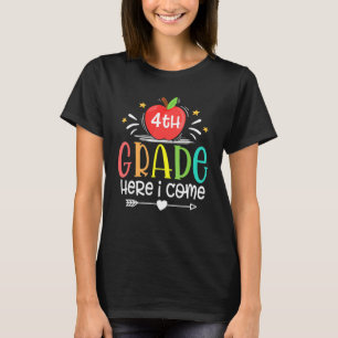 Camiseta No 4º ano, eu volto para as crianças estudantis