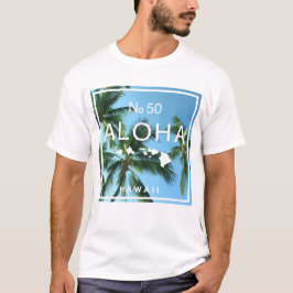 Camiseta No. 50 Aloha Hawaii Palm Island Paradise