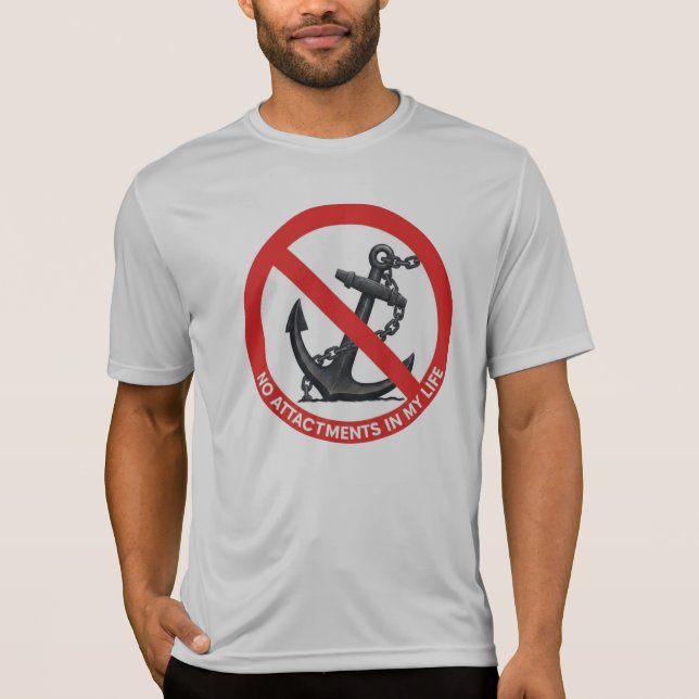Camiseta No attachments in my life (Frente)