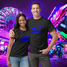 Camiseta Nó Azul Neto Preto do Próximo Nível