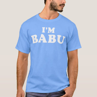 Camiseta No Babu Meu Nome É Babu Eu sou Babu Gif Personaliz