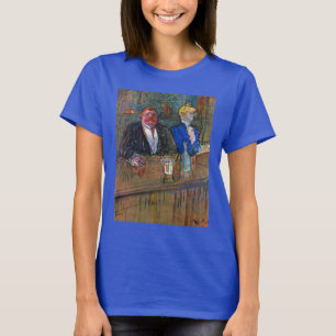 Camiseta No Bar de Toulouse Lautrec, Arte Fino Vintage