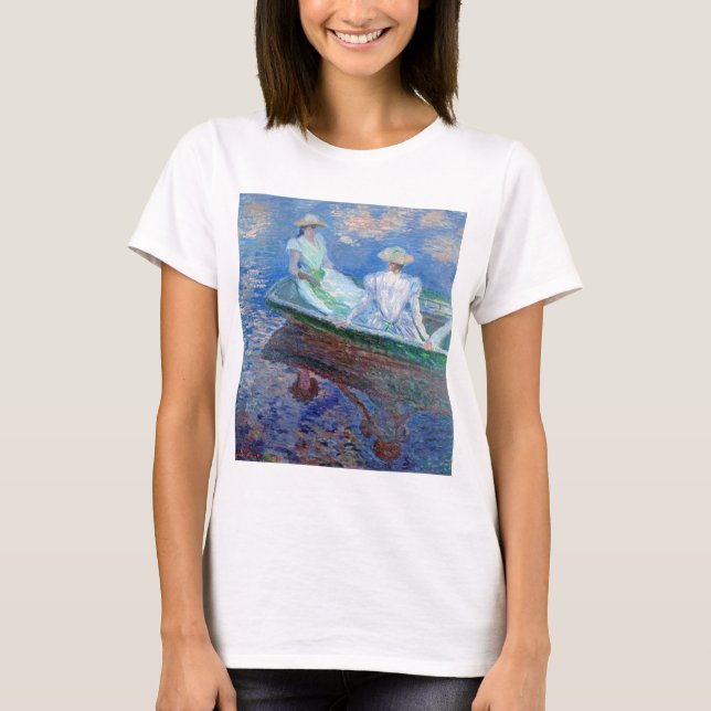 Camiseta No barco, Monet (Frente)