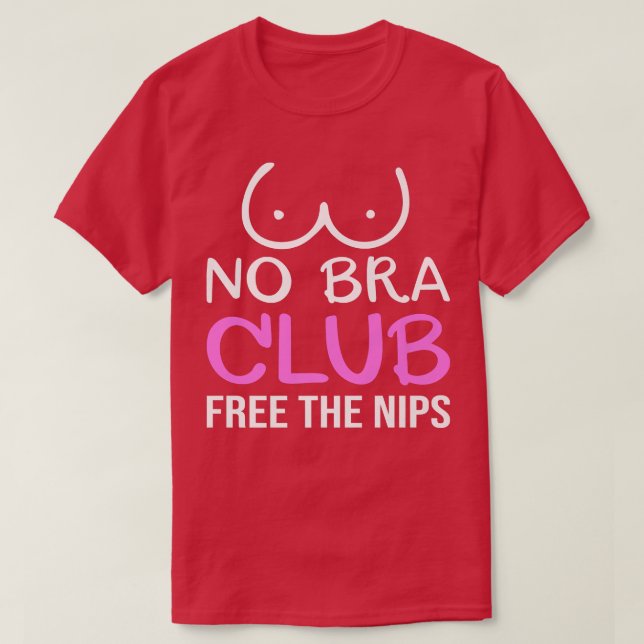 Camiseta No Bra Club Liberta O Feminismo Do Nips Feminismo  (Frente do Design)