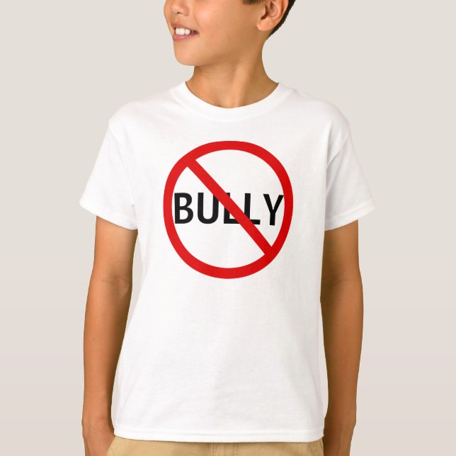 Camiseta No Bully Message Sign (Frente)