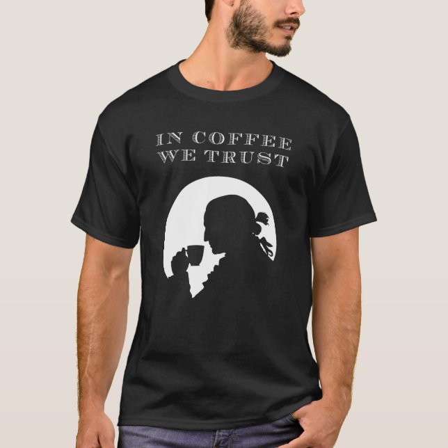 Camiseta No Café Confiamos (Frente)
