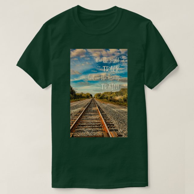 Camiseta No Caminho Certo (Frente do Design)