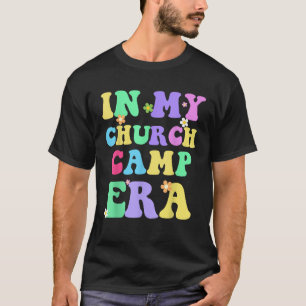 Camiseta No Campo Da Minha Igreja, Um Engraçado Acampamento