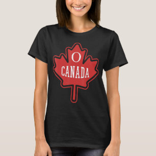 Camiseta No Canadá, no dia do mapeamento, o folheto no dia