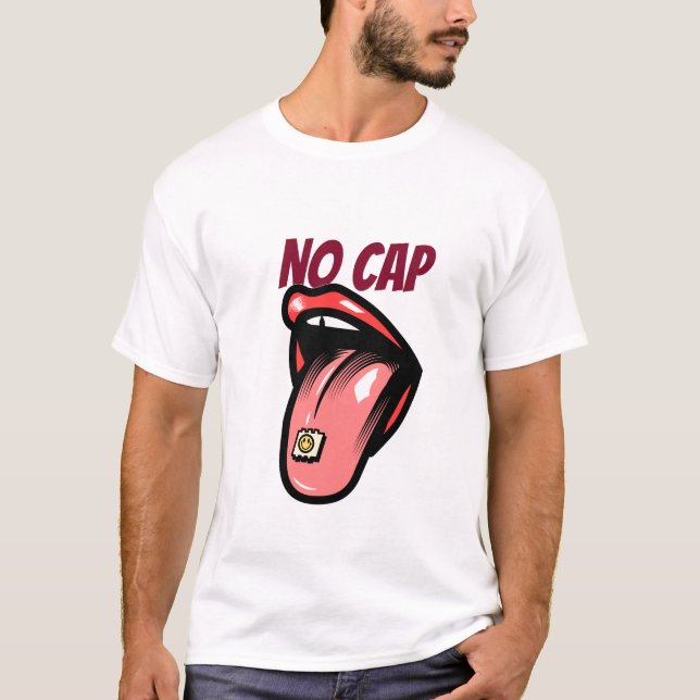 Camiseta NO CAP criatividade citação (Frente)
