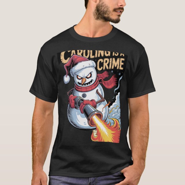 Camiseta  No Caroling Zone (Frente)