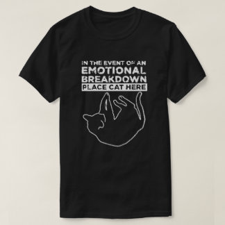Camiseta No caso de um lugar de DESAGREGAÇÃO EMOCIONAL