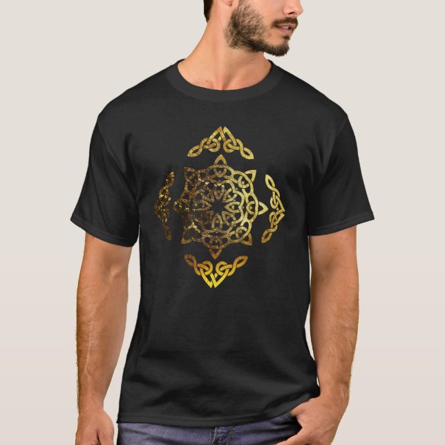 Camiseta Nó Celular Dourado (Frente)