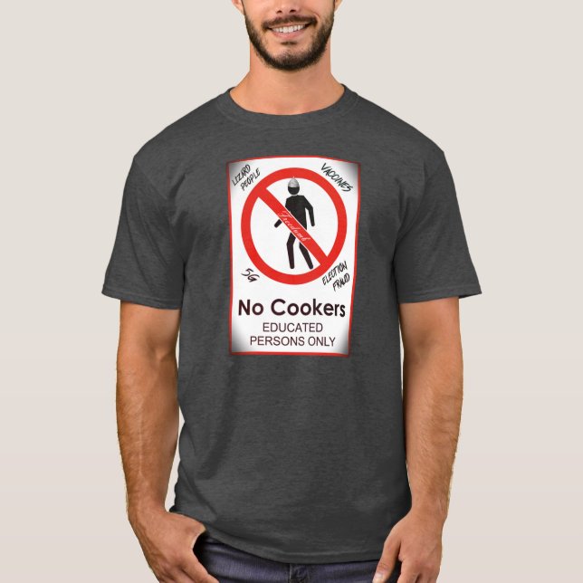 Camiseta No Cookers vintage boy (Frente)
