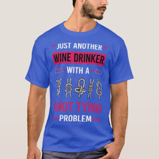 Camiseta Nó de Bebida de Vinho