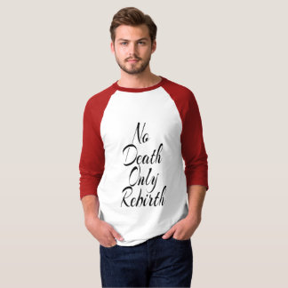 Camiseta No Death Only Rebirth MENS BASIC 3/4 SLEEVE RAGLAN