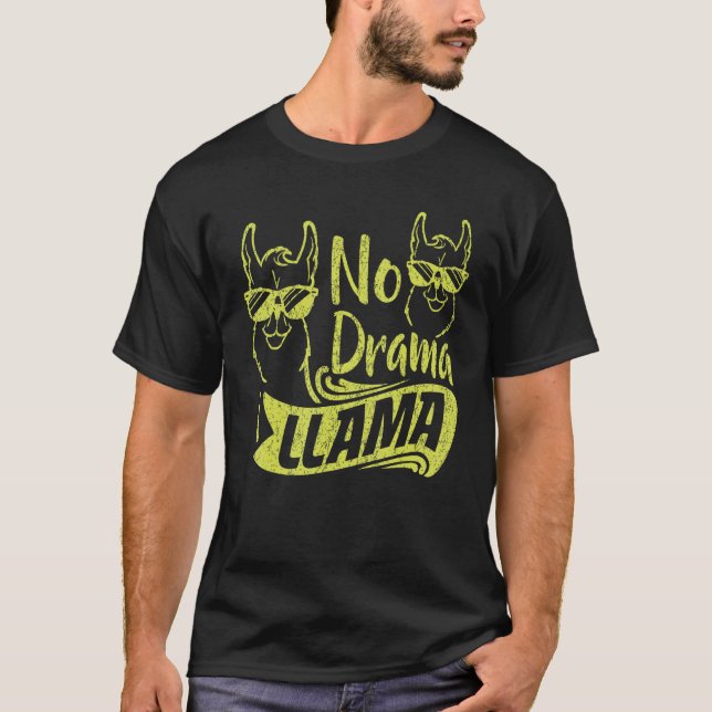 Camiseta No Drama Llama For Men Women Kids  Animal  3 (Frente)