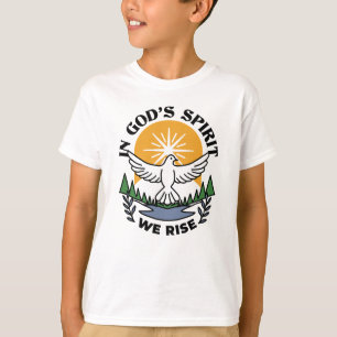 Camiseta No espírito de Deus que levanta - fé e liberdade