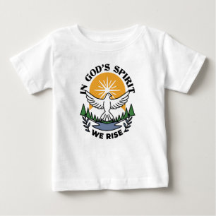 Camiseta No espírito de Deus que levanta - fé e liberdade