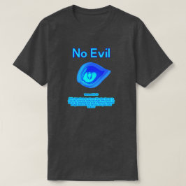 Camiseta No Evil - Logotipo de Onda Tropical -