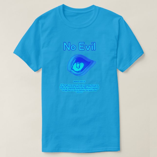 Camiseta No Evil - Tropical Wave Logo - (Frente do Design)
