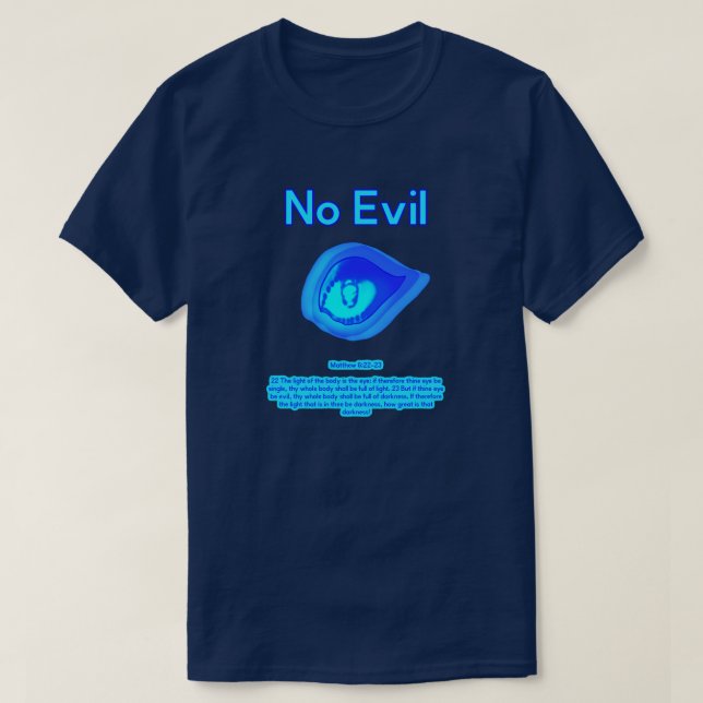Camiseta No Evil - Tropical Wave Logo - (Frente do Design)