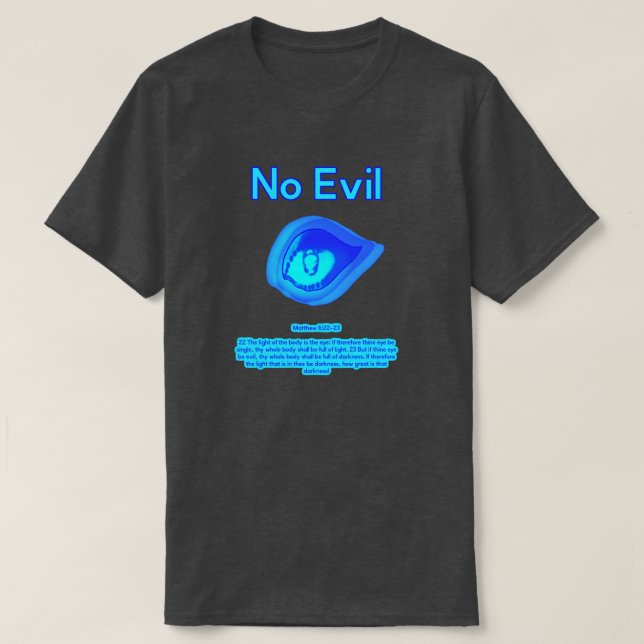 Camiseta No Evil - Tropical Wave Logo - (Frente do Design)