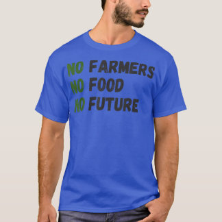 Camiseta No farmers, no food, no future, for passionate far
