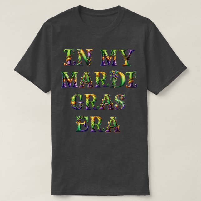 Camiseta No festival Mardi gras Tee TShirt (Frente do Design)
