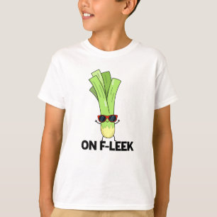 Camiseta No Fleek Funny Veggie Leek Pun