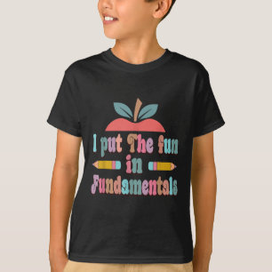 Camiseta No Fundamentos - Dia dos Professores Divertidos