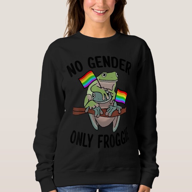 Camiseta No Gender Only Froggie Proud Gay LGBT (Frente)