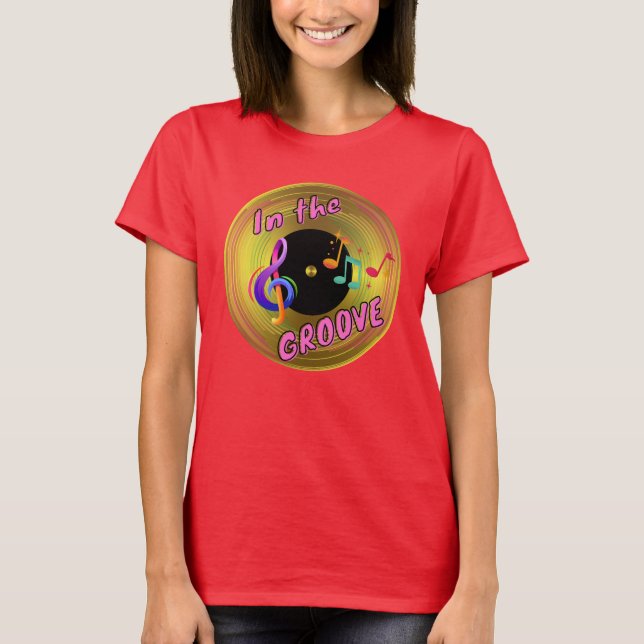 Camiseta No Groove (o renascimento dos registros vinílicos) (Frente)